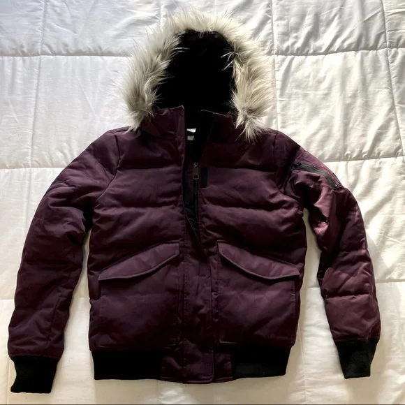 UNCROWD × HOLLISTER BOMBER JACKET / ジャケット [UC-112-018] MA1 MA-1 38 M bluco Hollister Bomber Jacket Large Vegan brown